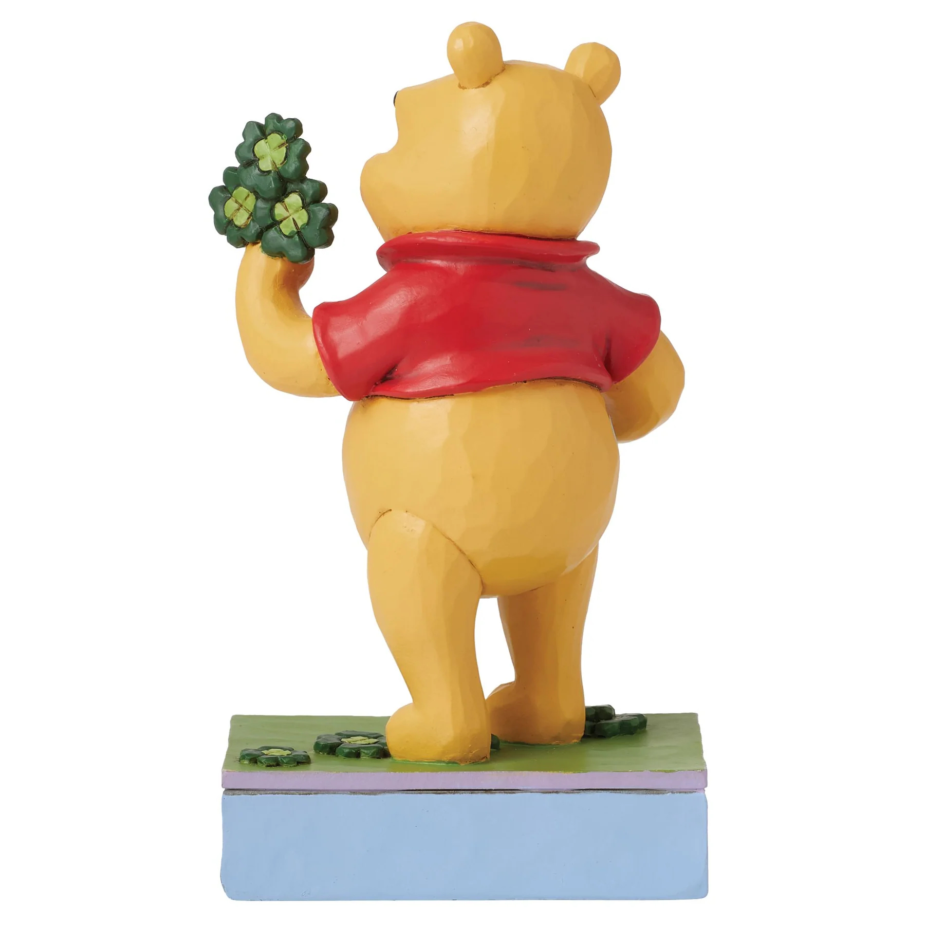 Jim Shore Disney Figurin - Lucky Ol' Bear (Nalle Puh med klöver) - 2