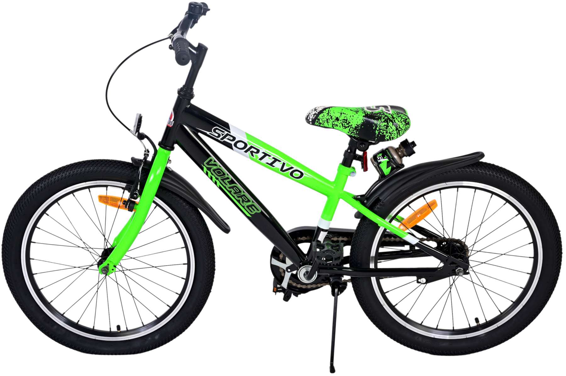 Barncykel Volare Sportivo v2 20 tum – Grön för barn 6–8 år - 5