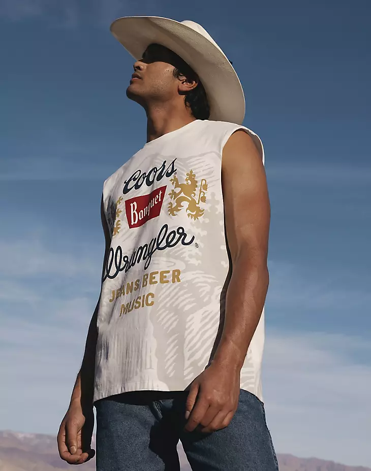 Wrangler X Coors muscle tank  - 2