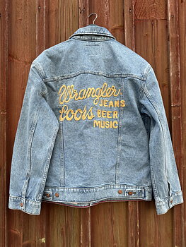 Wrangler X Coors jeansjacka 