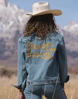Wrangler X Coors jeansjacka 
