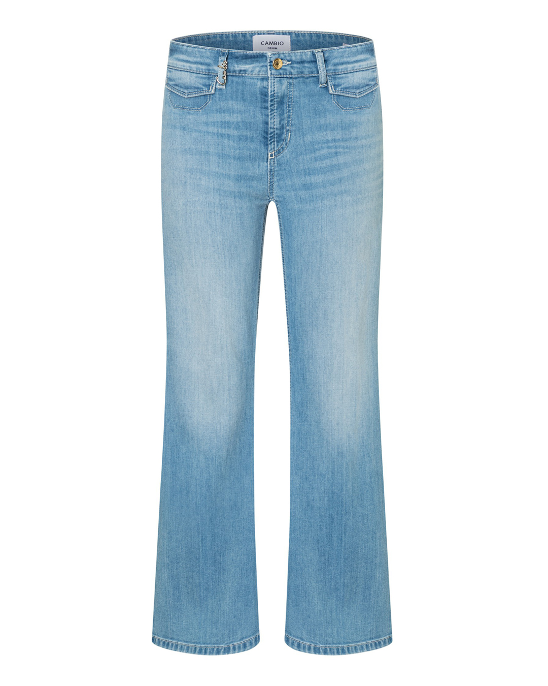Jeans Fabienne pockets cropped flared denim - 4