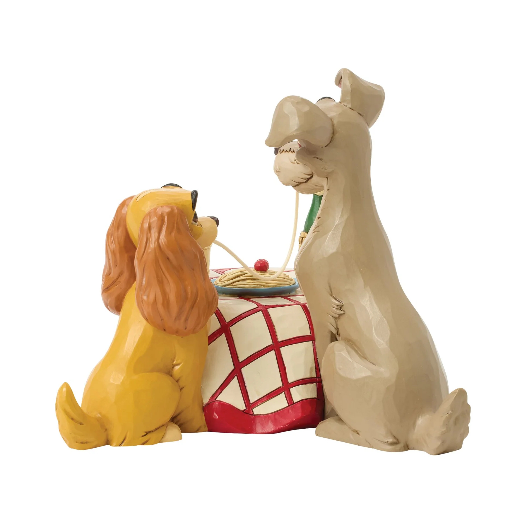 Jim Shore Disney Figurin - Dinner for two - Lady & Lufsen (Belysning i ljuset) - 5