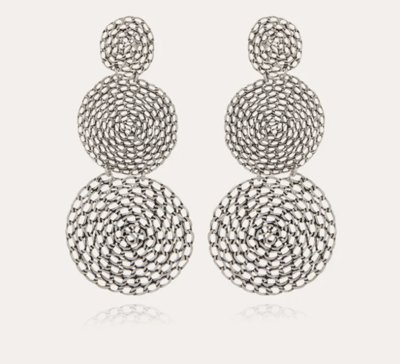 Onde Gourmette double örhänge