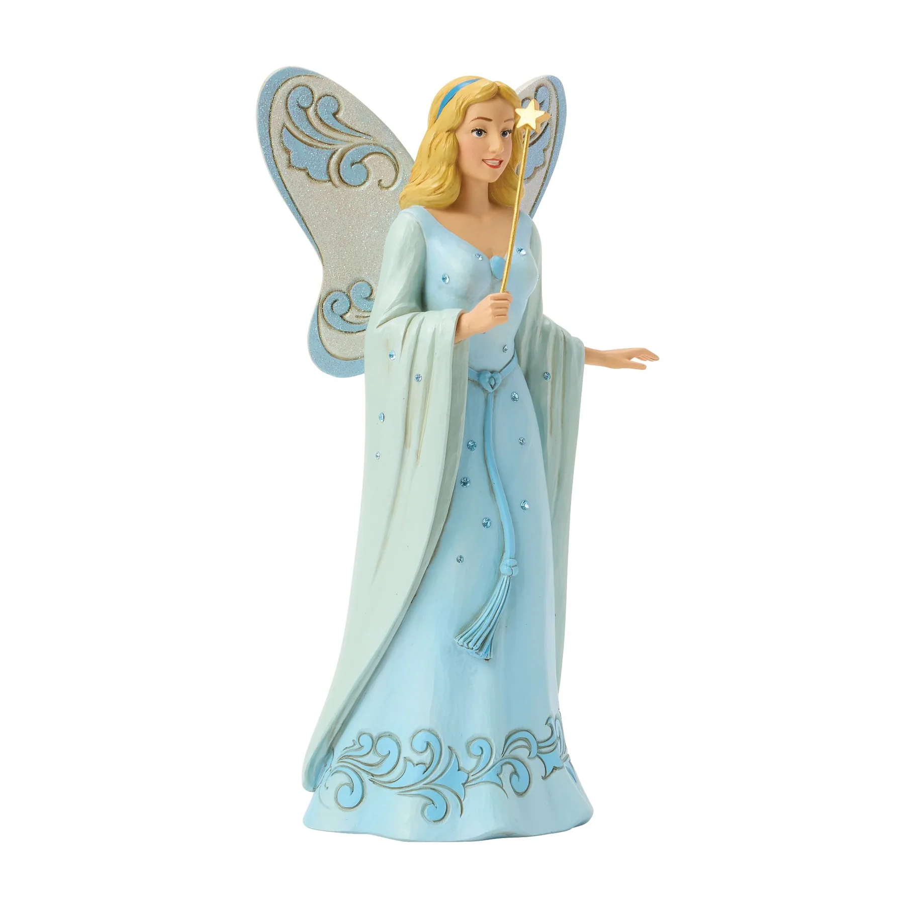 Jim Shore Disney Figurin - A spark of magic (Den blå fen) - 6