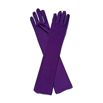 LÅNGA HANDSKAR - purple