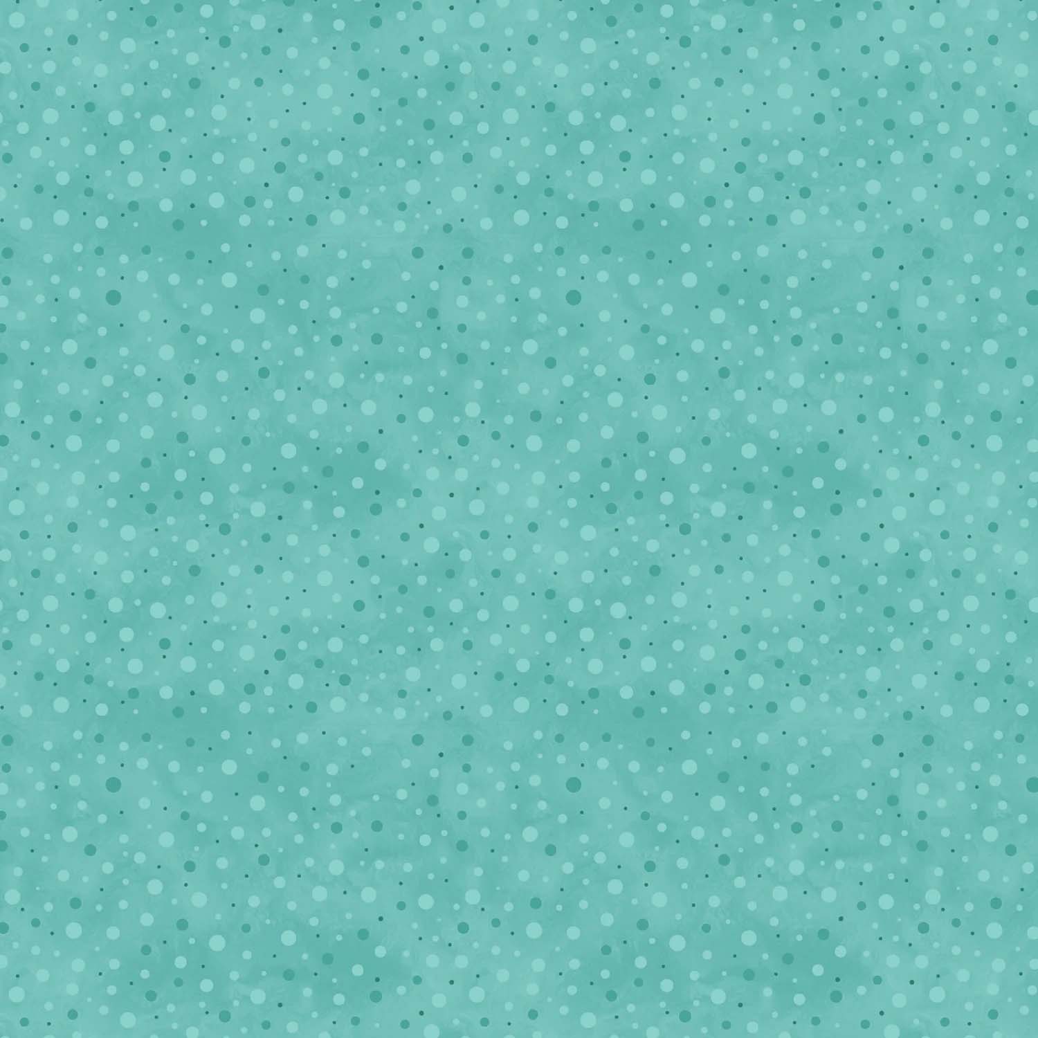 Tyg: Shadow Dots Teal - Veronicas Garden