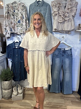 Culture Jalla Dress Oyster Grey 