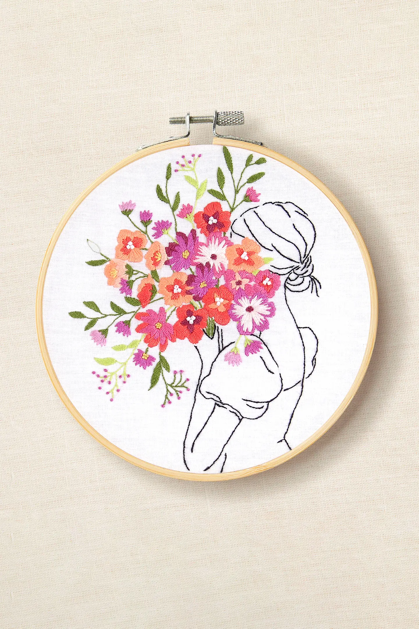 DMC Broderikit Floral Embrace 11 x 14,4 cm