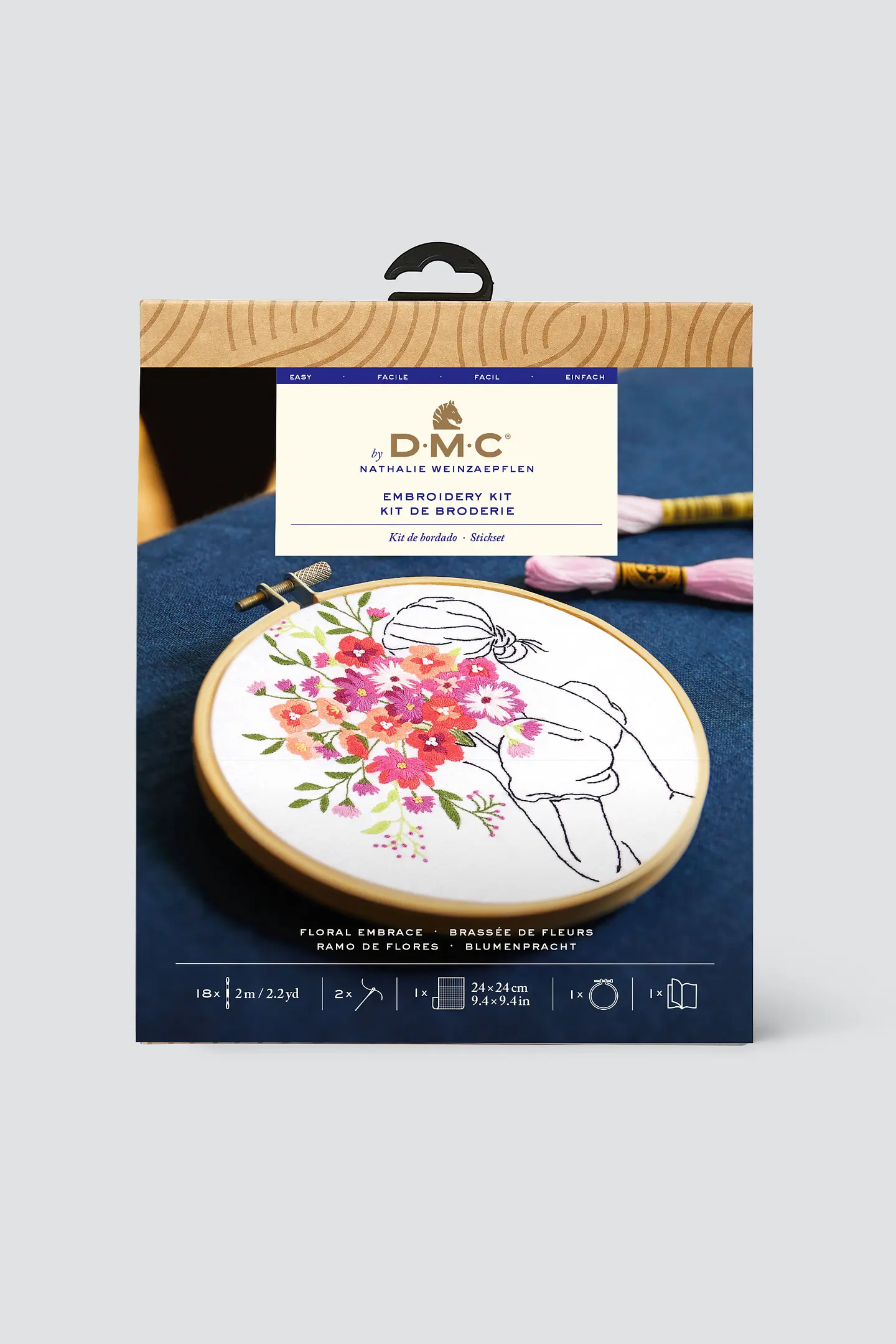DMC Broderikit Floral Embrace 11 x 14,4 cm - 2