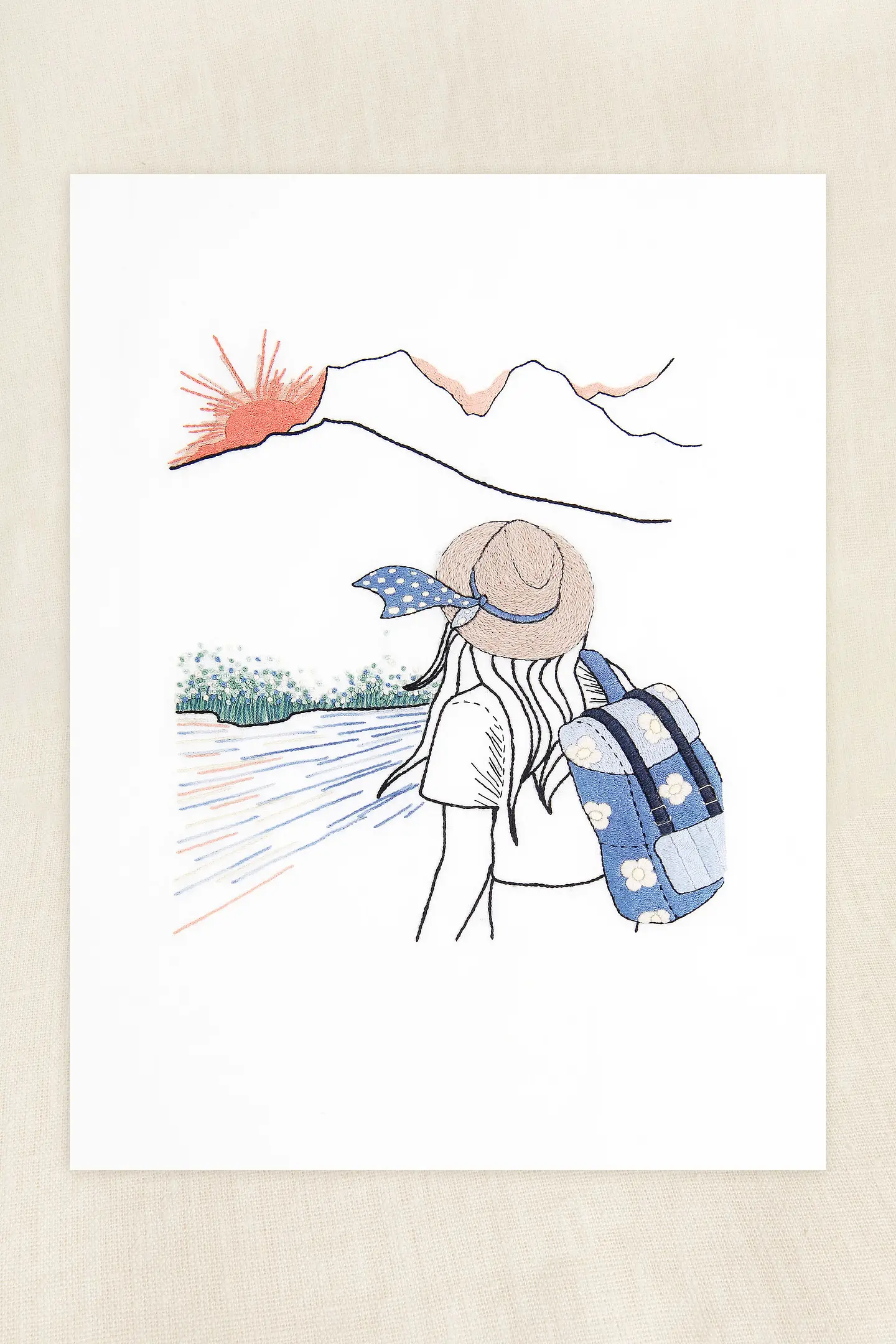 DMC Broderikit Backpacker 23 x 20 cm