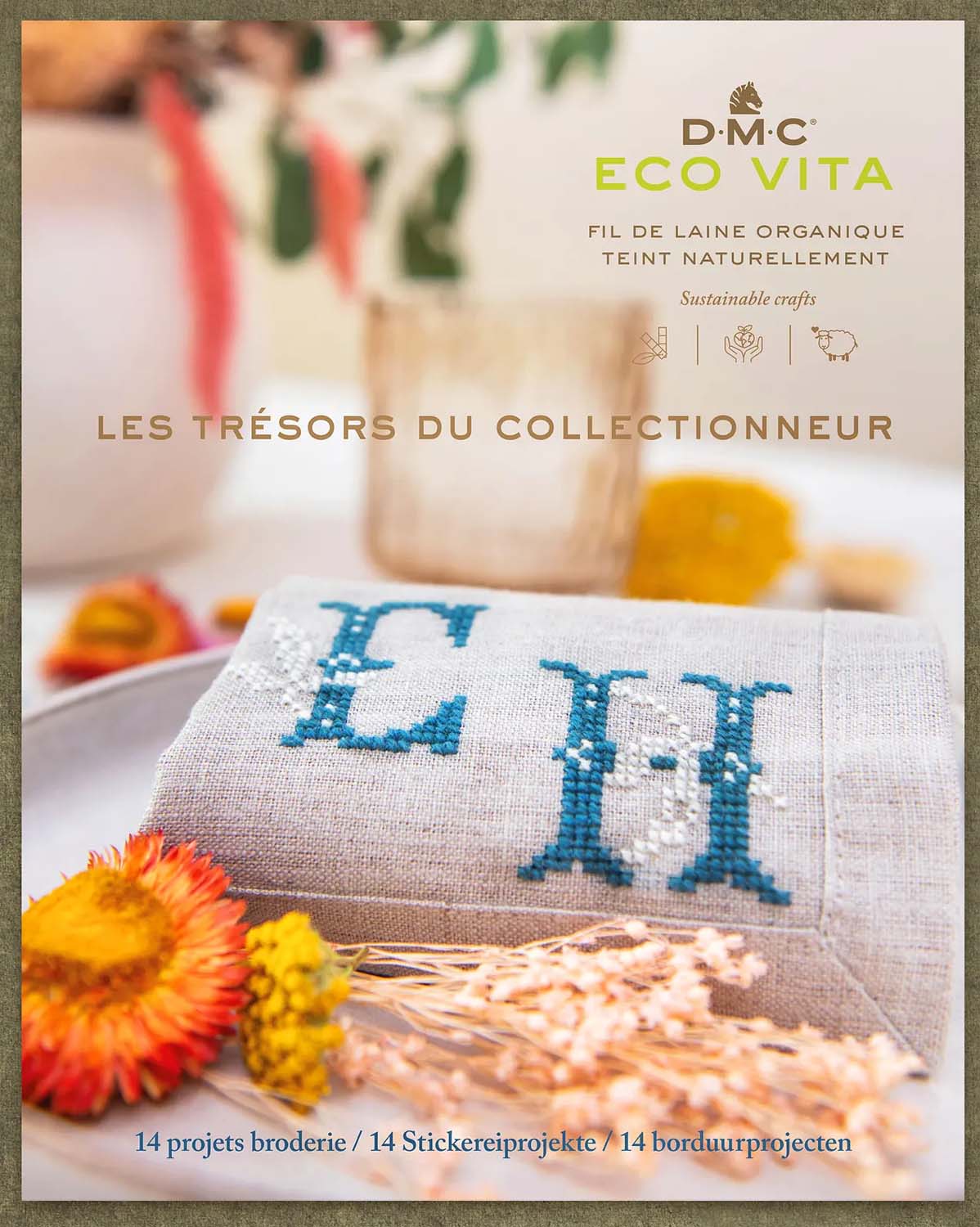 Bok: The Botanist´s Cabinet - ECO VITA - 14 broderiprojekt 