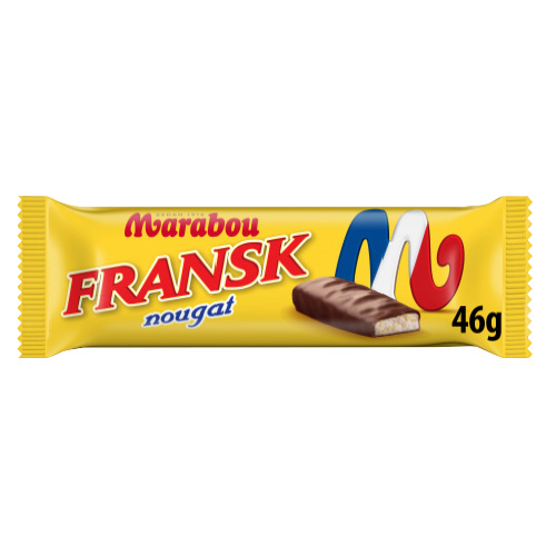 Marabou Fransk nougat dubbel 43g 24st