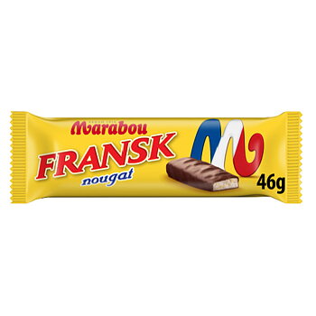 Marabou Fransk nougat dubbel 43g 24st