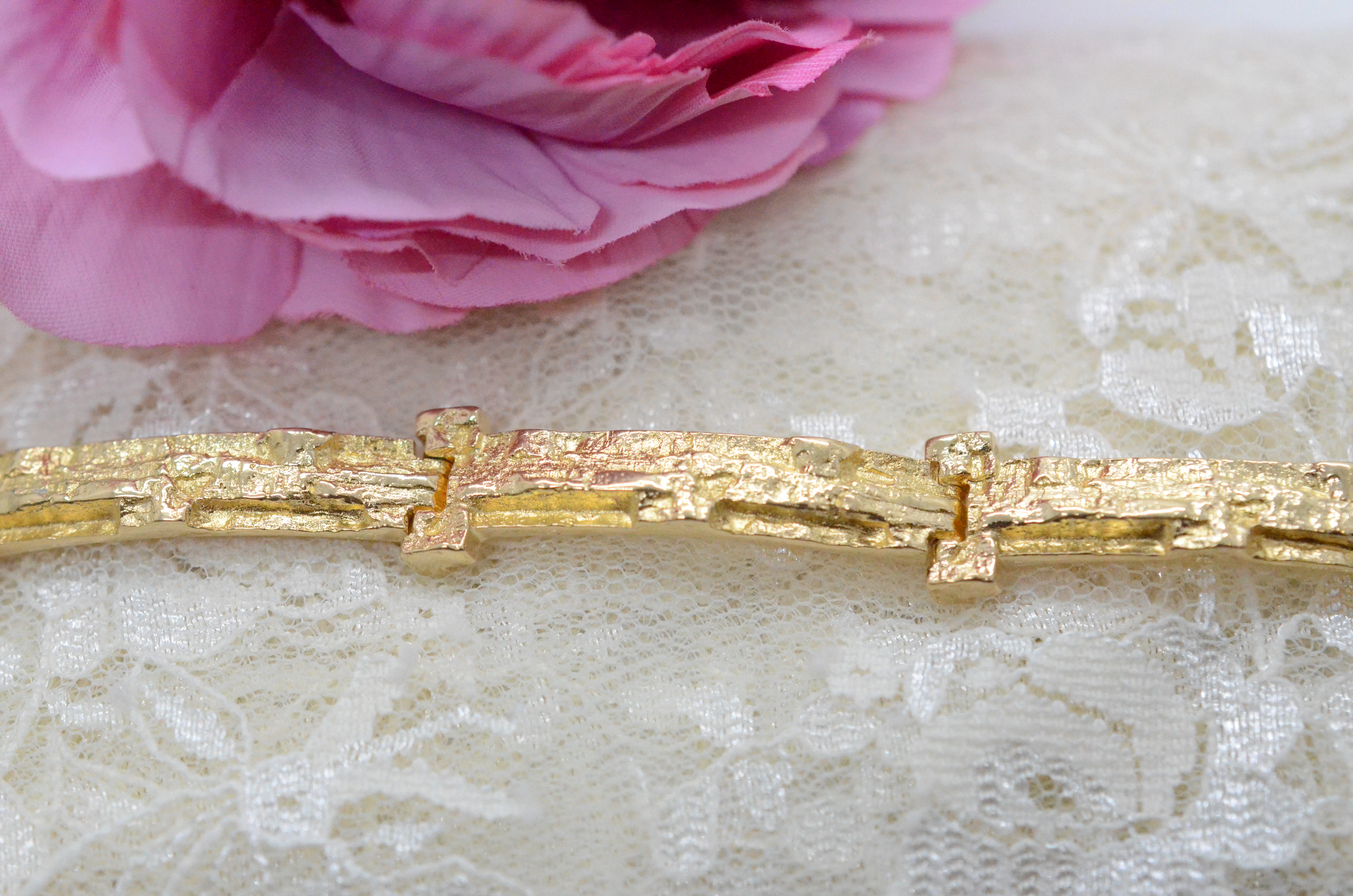 Vintage 18k Björn Weckström Lapponia gold bracelet - 2