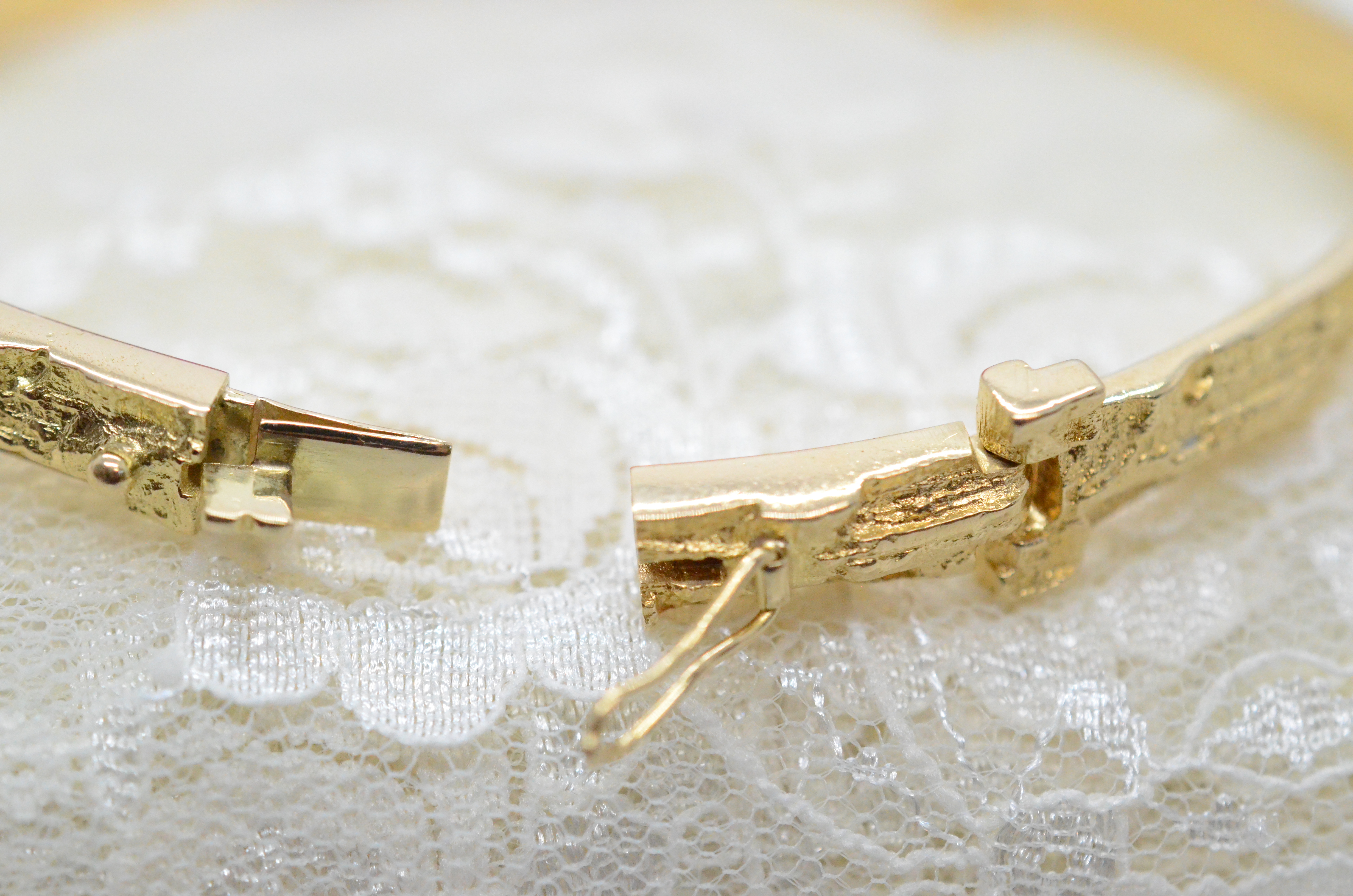 Vintage 18k Björn Weckström Lapponia gold bracelet - 4