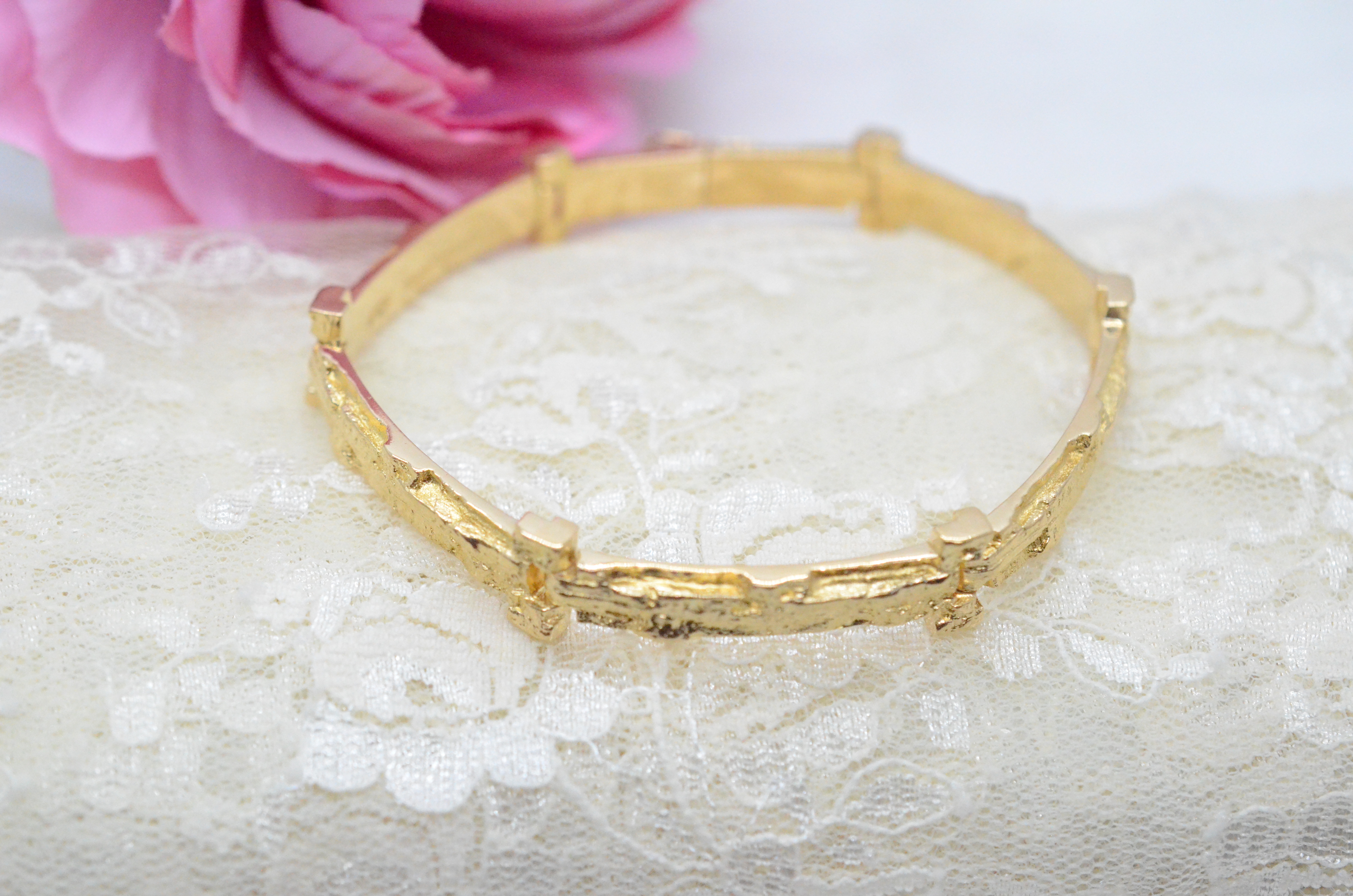 Vintage 18k Björn Weckström Lapponia gold bracelet - 3