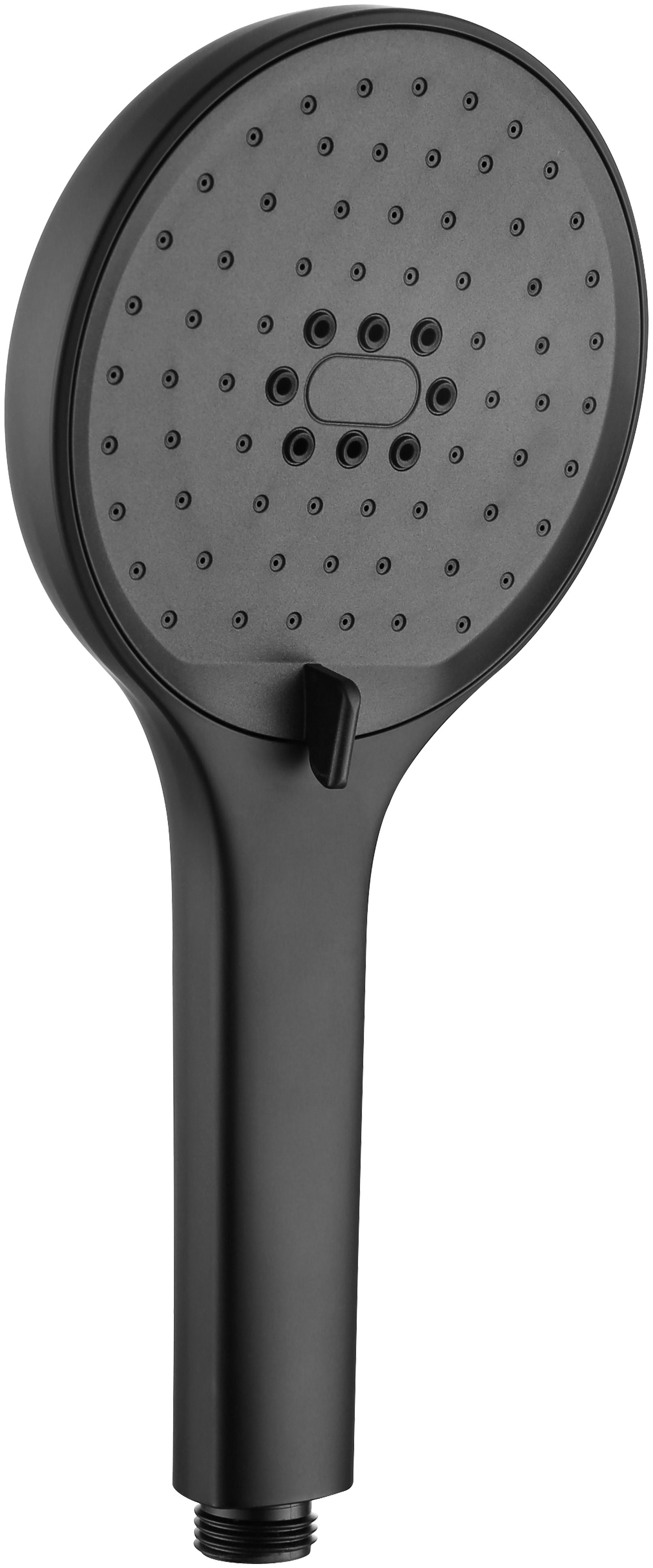 Self Clean shower Head- Black