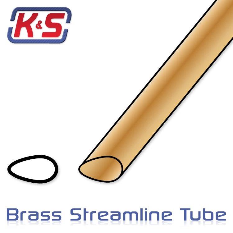 K&S Mässingsrör Aero 305mm (1)
