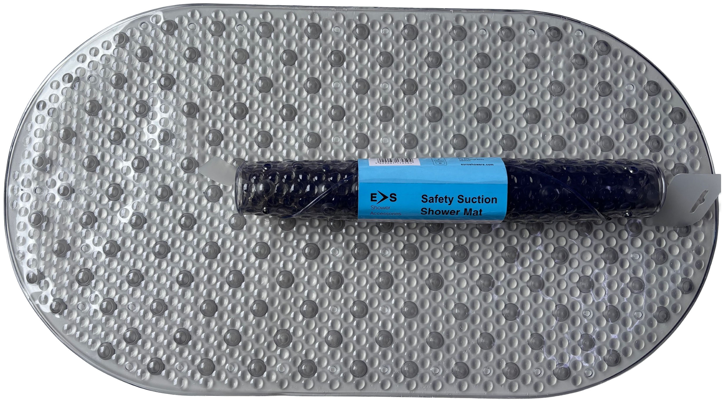 Safety Bath Mat - Grey Clear  - 69 x 39cm