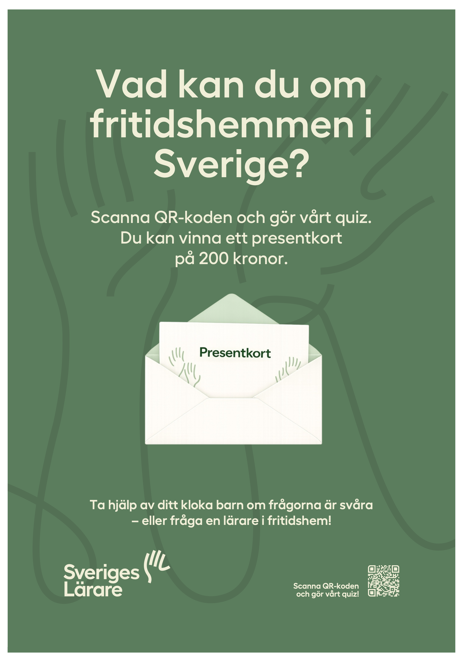 Vad kan du om fritidshemmens dag? – affisch