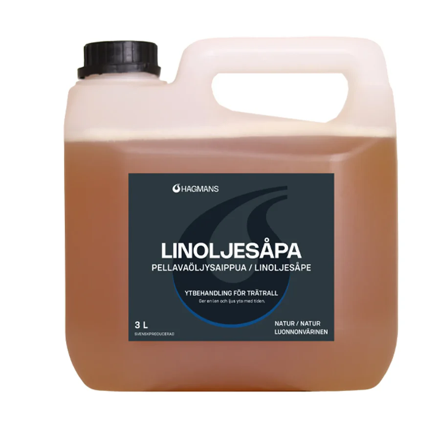 HAGMANS LINOLJESÅPA NATUR 3 L