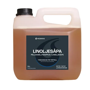 HAGMANS LINOLJESÅPA NATUR 3 L