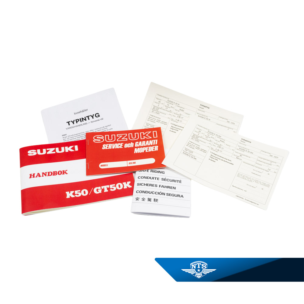 Instruktionsbog og komplet dokumentation til Suzuki K50N/DN