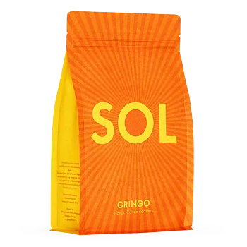 Gringo Nordic - SOL - Sommarkaffe 2026 - Ljusrostade hela kaffebönor - 250g