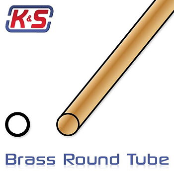 K&S Mässingsrör 13x1000mm (0.45) (3)