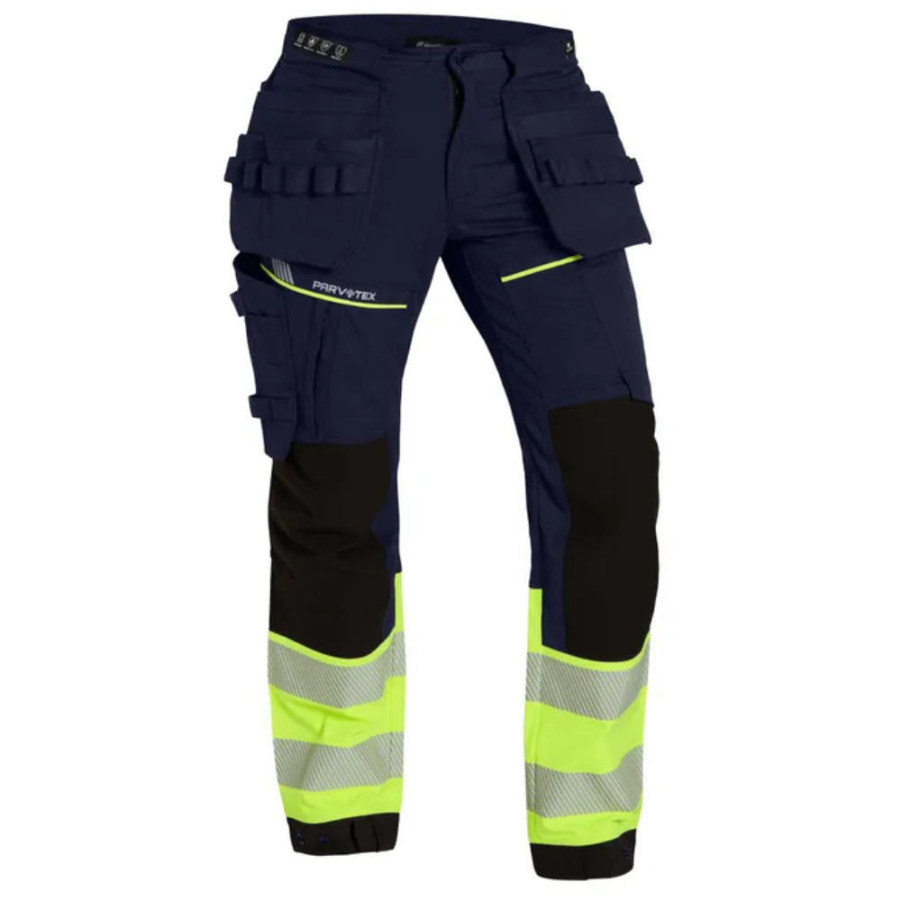 HANTVERKSBYXA INHERENT VARSEL STRETCH PARVOTEX 227-1 MARIN/GUL