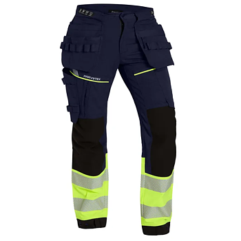 HANTVERKSBYXA INHERENT VARSEL STRETCH PARVOTEX 227-1 MARIN/GUL