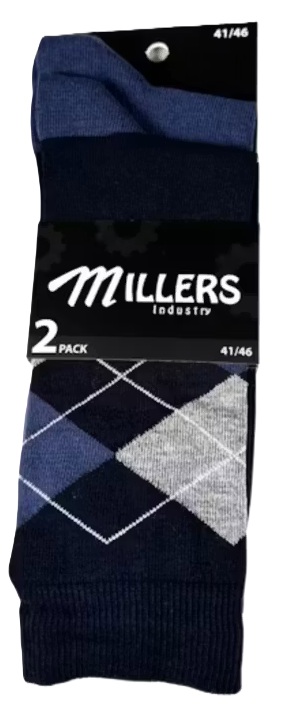 2-Pack Millers Strumpor Classic - 2