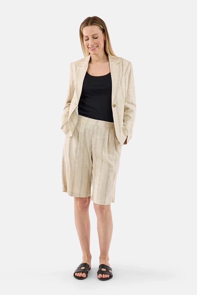 Shorts Linneblandning - Jensen - 3