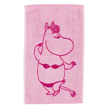 Mumin handduk 30x50 cm - Snorkfröken, rosa