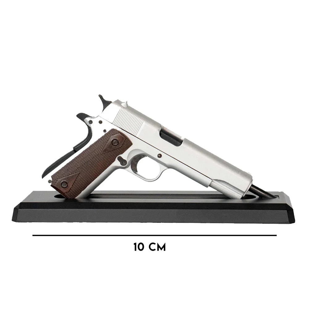 GoatGuns -1911 Miniature Model - Silver