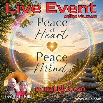 Live Event - Peace of heart, Peace of mind 13 maj kl 20.00