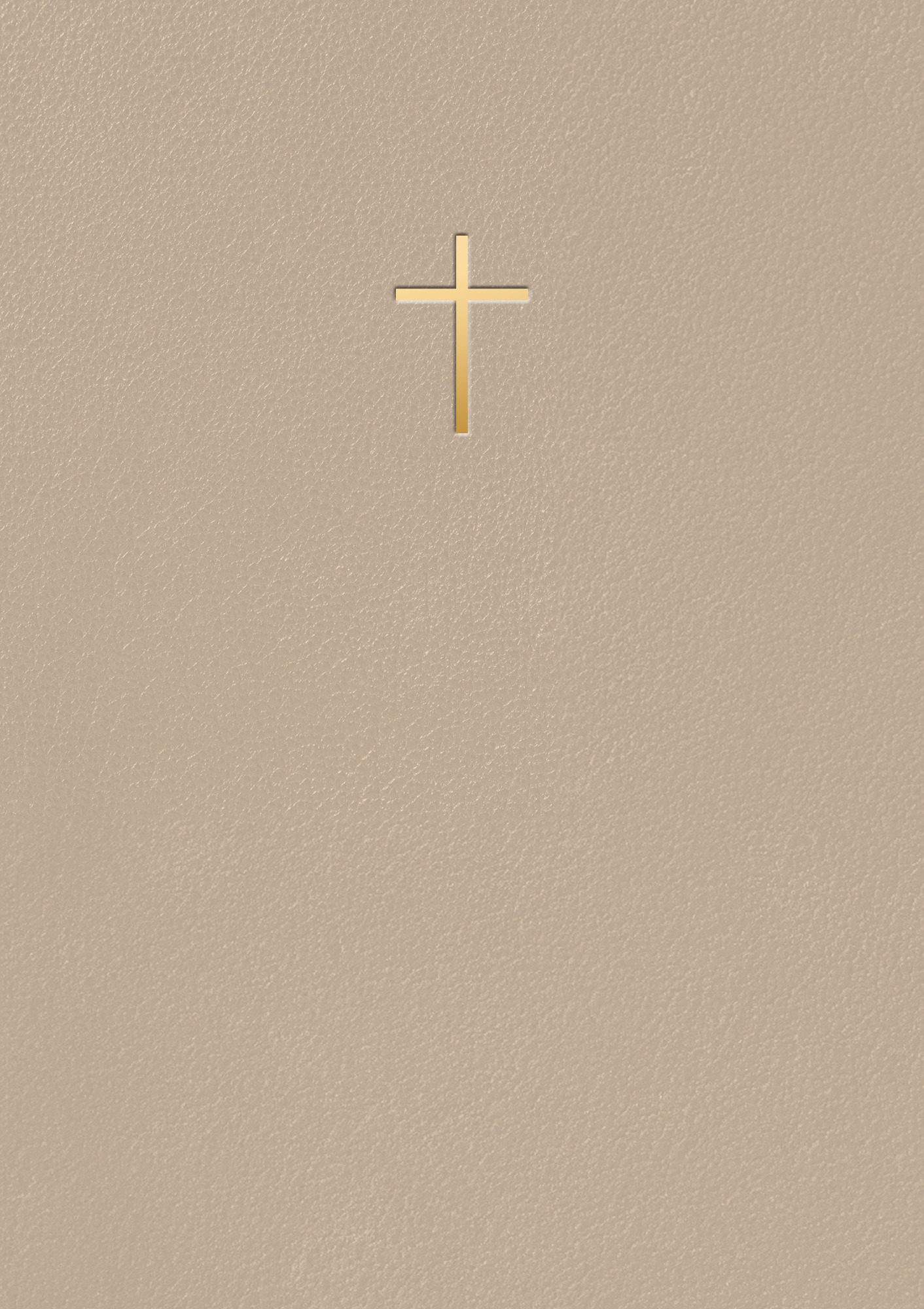 Bibel 2026 - Beige konstskinn
