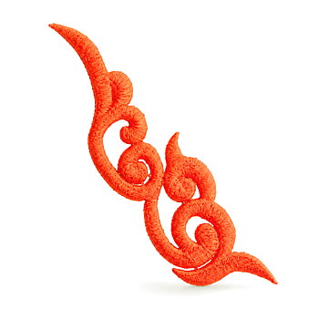 ORNAMENT  - korallorange