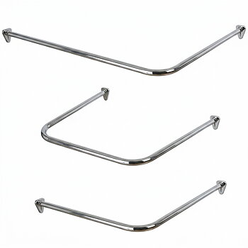 Curtain Track Chrome