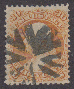 USA Scott 100, 30 c 1861 ⊙