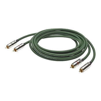 HiCON ALC3-0100 Nf-fonokabelt stereopar Albedo, 2 x 0,20 mm² | RCA / RCA, 1m
