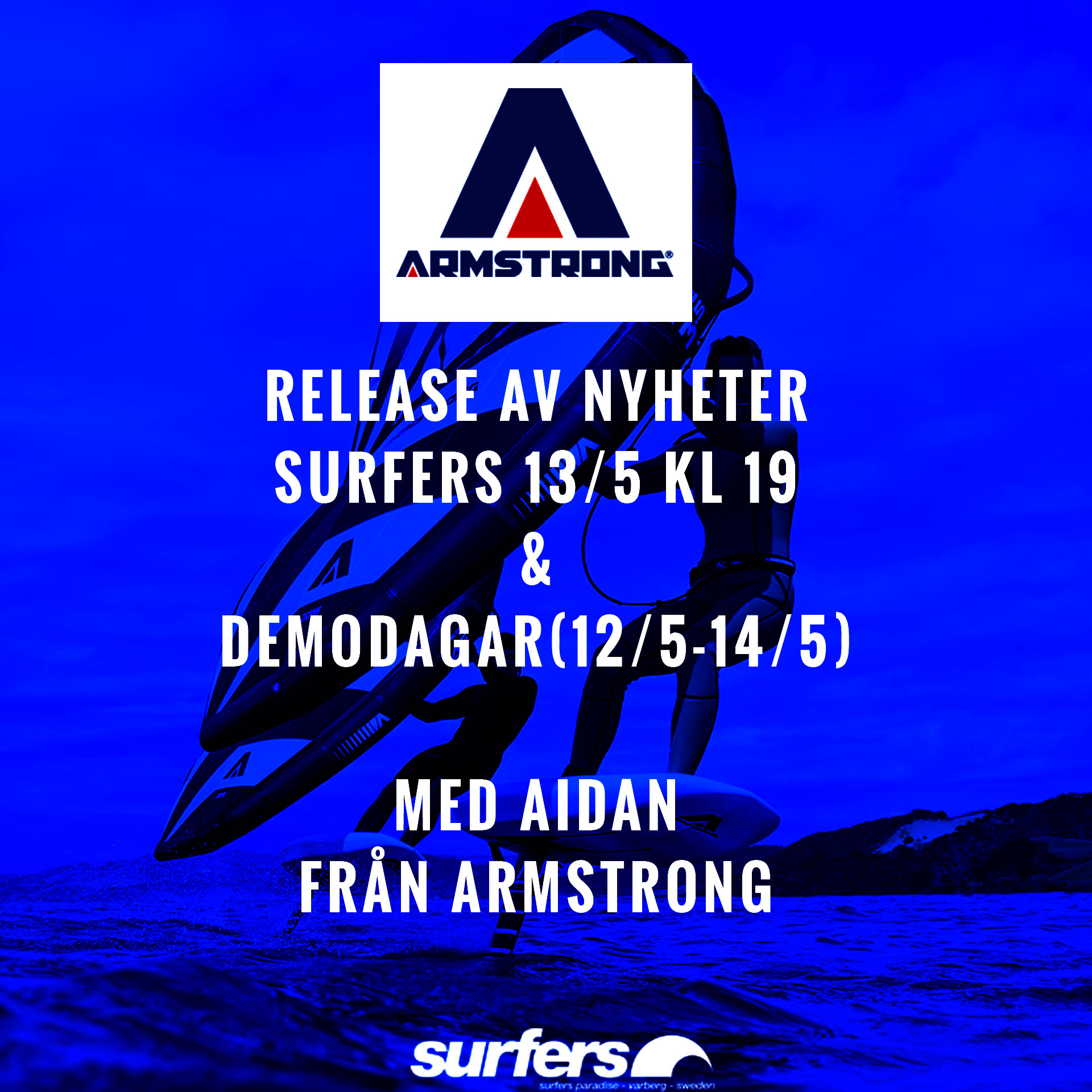 Armstrongkväll med Aidan 13/5 kl 19.00
