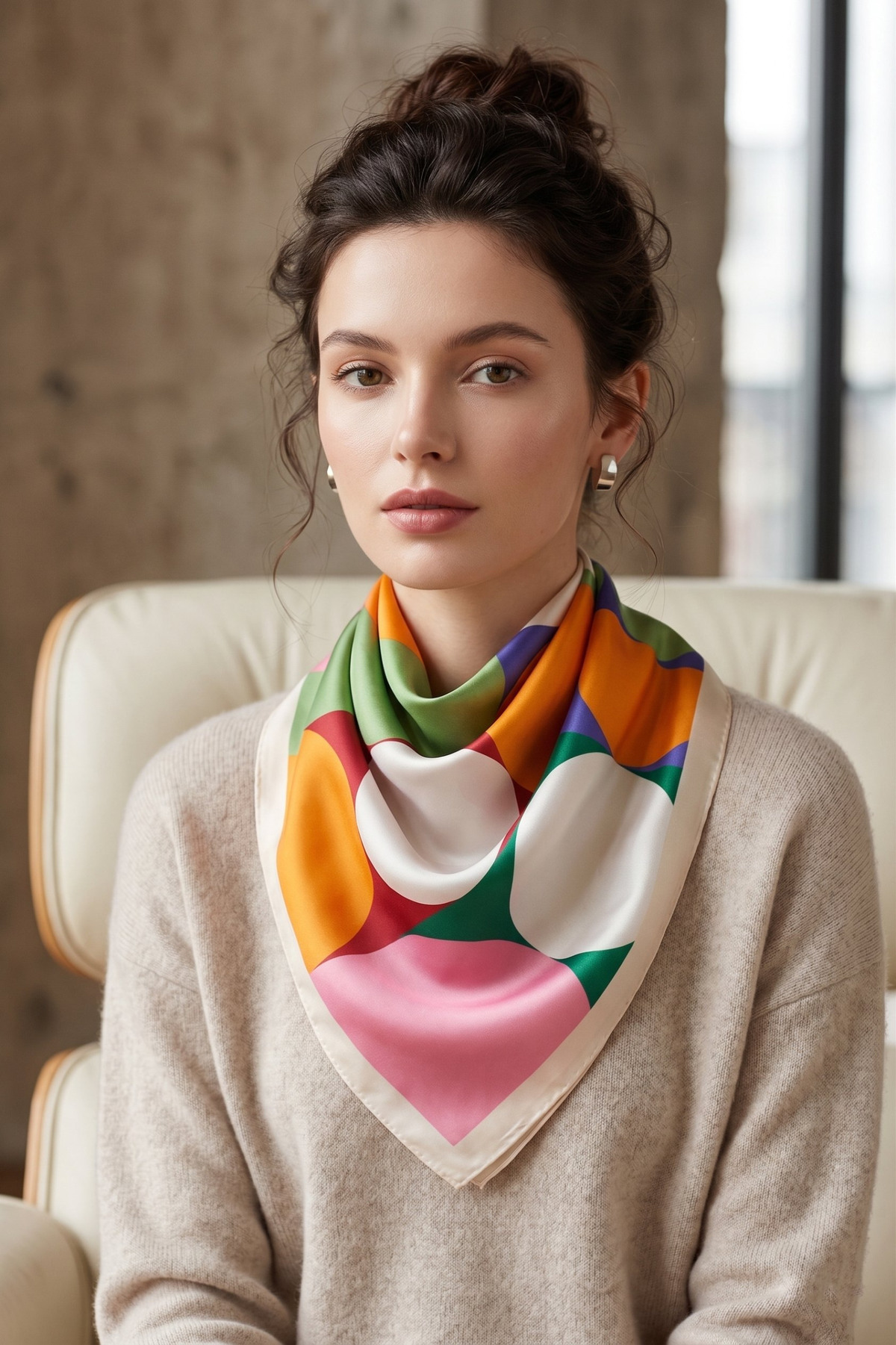 Scarf mini multi