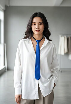 Tie blue