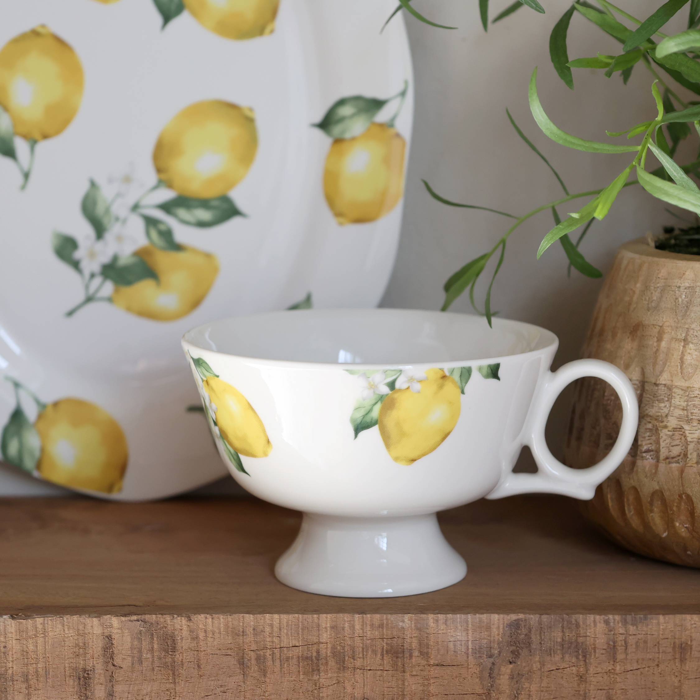 Mug - Cup - Maison - Lemon - Ø12 - H8 cm - 2