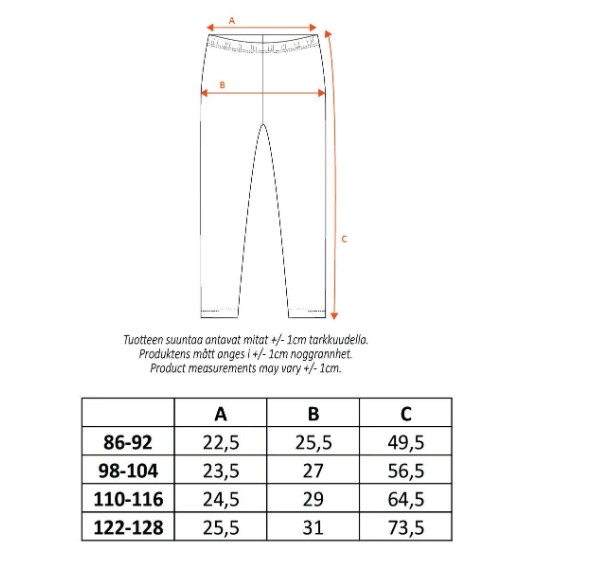 Leggings Bamse Gula - 4
