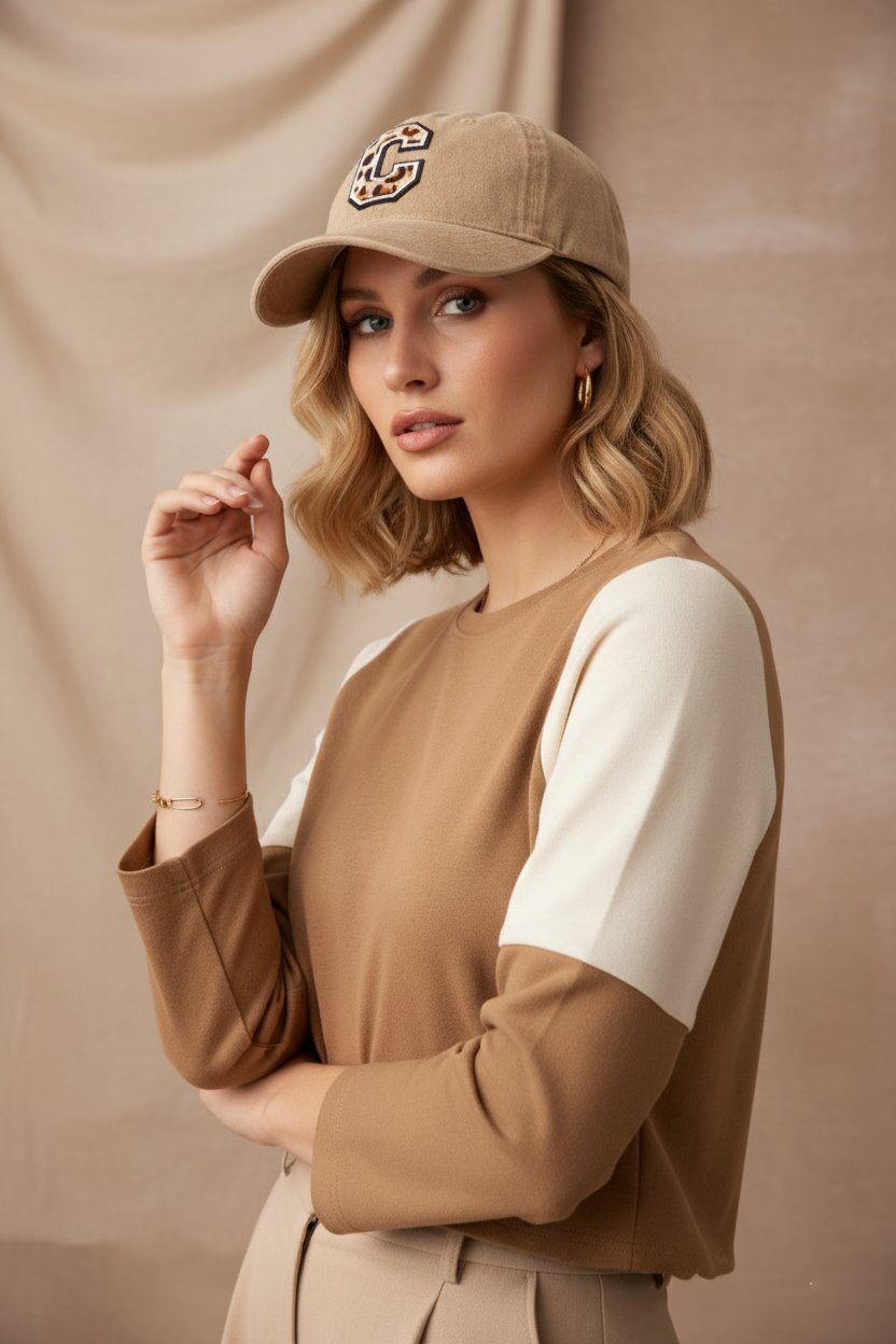 Cap C leo taupe