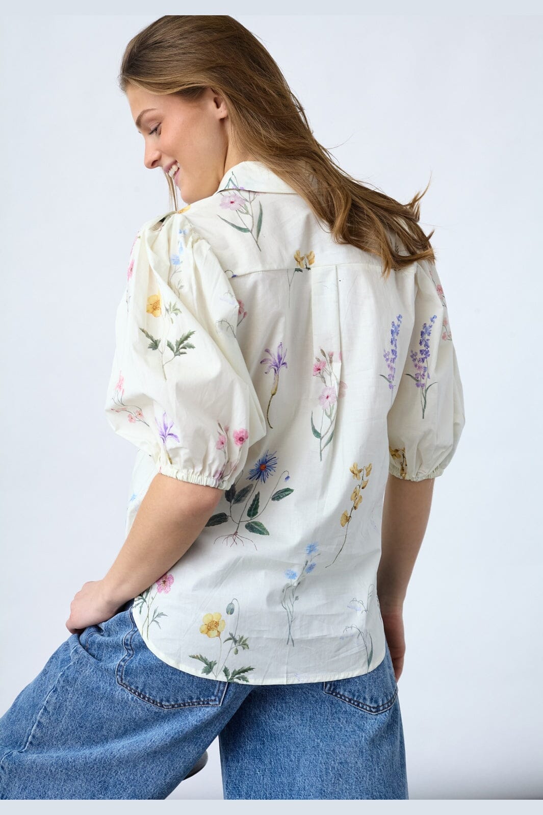 Ella shirt light wild flower - 2