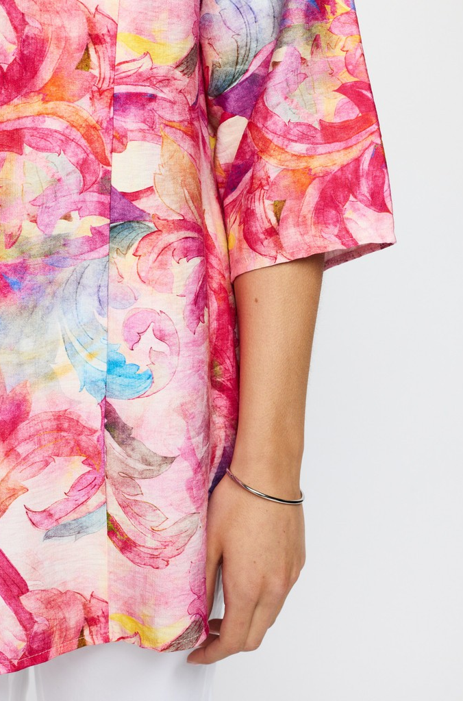 Ina Blouse - Pink Mix - 2-Biz - 4